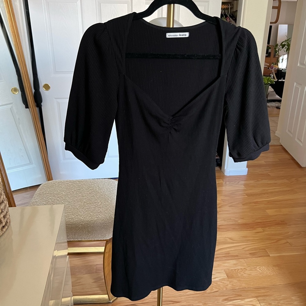 Reformation jeans knit dress